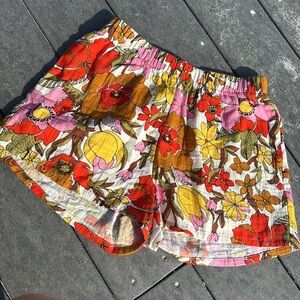 MUMU floral shorts